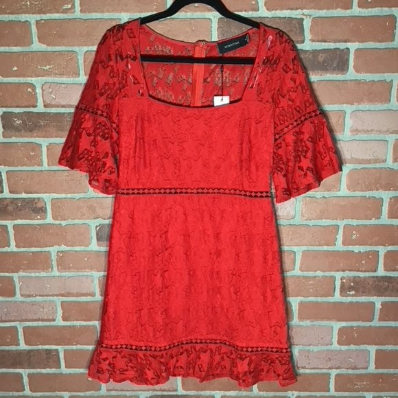MINKPINK Starstruck Dress in Red - Picture 2 of 6